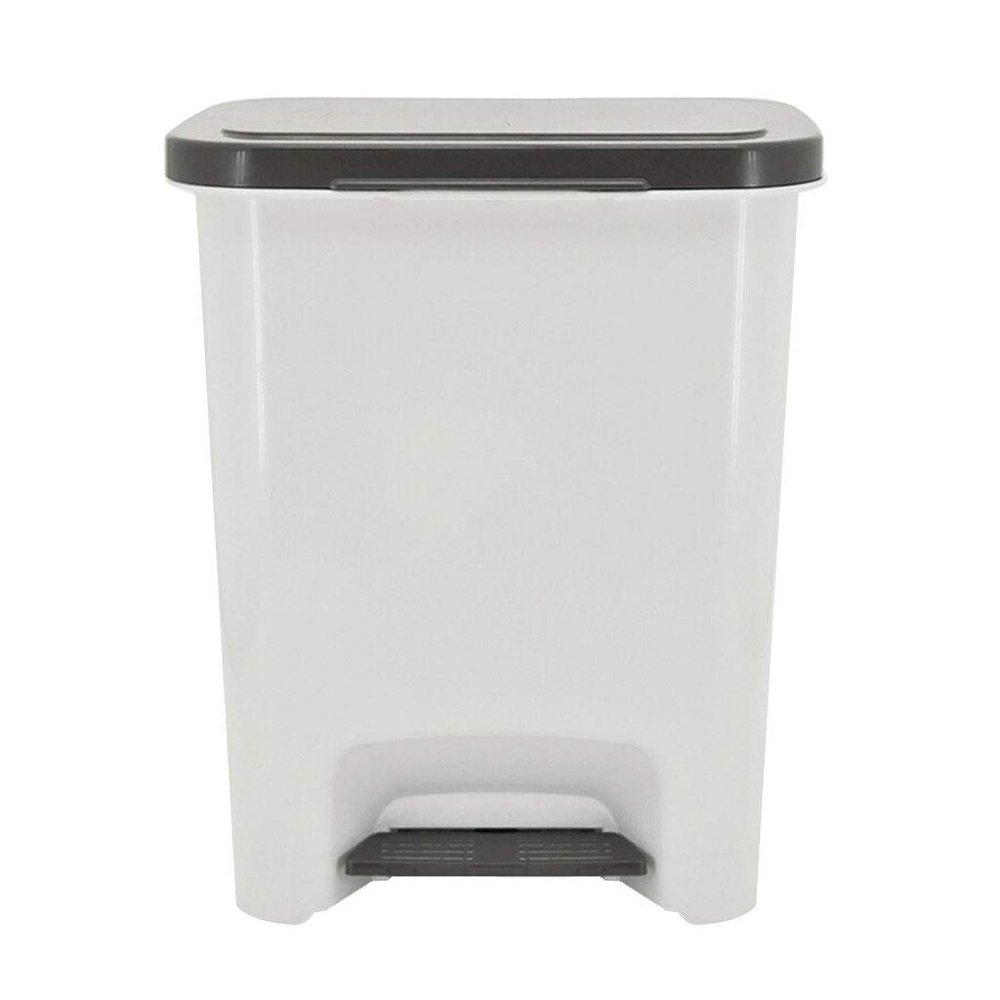DYPASA Wastepaper Basket Square Plastic Trash Can Office Paper Basket Foot with Lid Storage Box (25L) Garbage Can (Size : 45L)