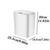 DYPASA Garbage Recycling Bin 14L Smart Induction Trash Can Household Electric Trash Can Kitchen Bedroom Bathroom Suitable Indoor Trash Can Kitchen Trash Can (Color : Gray) view 2