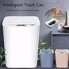DYPASA Garbage Recycling Bin 14L Smart Induction Trash Can Household Electric Trash Can Kitchen Bedroom Bathroom Suitable Indoor Trash Can Kitchen Trash Can (Color : Gray) view 4