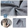 Bean Bag Chair, Foam-Filled Furniture, Luxury Fluffy Bean Bags Adult, Waterproof Giant Bean Bag Cover (No Filler), Giant bean bag chairs for adults L(75cm/29.5inch*95cm/37.4inch) Apricotleafcolor view 4