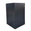 FixtureDisplays Black Restaurant Fast Food Trash Bin Receptacle with Hinged Door, Recessed Tray Top, Holds Trash Bins Up to 36 Gallons 119232-BLACK-NEW-NF view 3