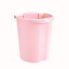 DYPASA Wastepaper Basket Kitchen Wall-Mounted Trash Can Creative Home Living Room Study Bedroom Trash Can Storage Box Garbage Can (Color : Pink-B) view 1