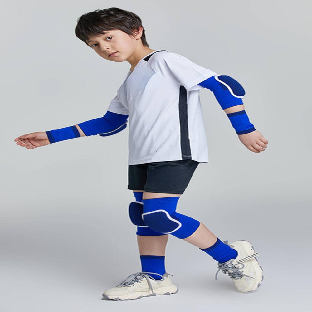 DOBOKS Children's knee pad elbow brace basketball full set knee professional sports equipment