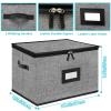 ouruer China Storage Containers hard shell-Quilted Wine Glass Storage Box,Moving Boxes,Storage Containers for Organizing,Stackable Stemware Storage Cases,Moving Supplies,Household Essentials view 4