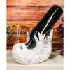 1 Pcs of Wisdom of The Tundra Beautiful Mystical Snowy Owl Wine Bottle Holder Decor view 2