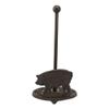 1 Pcs of Cast Iron Rustic Swine Pig with Scroll Art Kitchen Paper Towel Holder Stand Pigs view 2