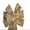 1 Pcs 10" Hand Made Fall Wheat Wired Wreath Bow Autumn Brown Thanksgiving view 3