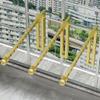 Clothes Hanger Rack, Wall Mounted Small Drying Racks Clothes Display Rack Window Sill Clothes Drying Rack Balcony Railing Wardrobe Frame For Laundry Bathroom Patio And Bedroom ( Color : Gold , Size : view 2