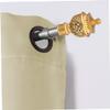 Homoyoyo Curtain Rod Bracket Rod End Caps 6pcs Set for Window Decorative and Functional view 4