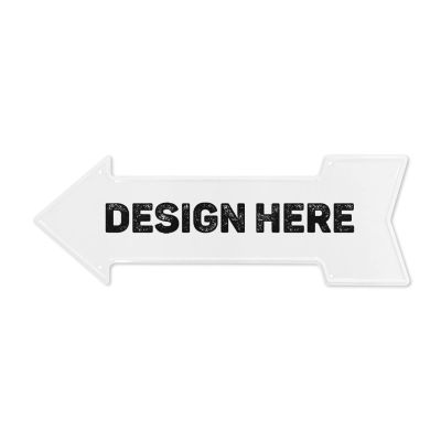 Arrow Tin Sign Any Text Any Name Pictures Customize Personalize Custom Arrow Signs Street Plate Sign Bar Cafe Restaurant Shop Home Man Cave Arrow-shaped Waterproof Signs