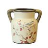 BNNP Dried Flower Vase American Table Decoration Vase Retro Double Ear Vase Floral Ceramic Vase Ornament Decorative Vase view 1