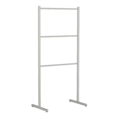 zktoermn Retail Store Garment Rack, Shorts Bras Organizer Clothing Hanger, Lingerie Store Metal Pipe Hanging Rack, for Bedroom/Boutique/Cloth Store, 3 Colors (Color : Silver, Size : 60x40x135cm)