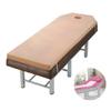 Lash Bed Topper Memory Foam,7cm Thick Massage Table Mattress Topper,Foam Padding for Spa Bed with Washable Cover,Foldable Lash Bed Cushion,Square/Round/Trapezoidal Head,Camel t,80x190cm view 1