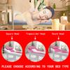 Lash Bed Topper Memory Foam,7cm Thick Massage Table Mattress Topper,Foam Padding for Spa Bed with Washable Cover,Foldable Lash Bed Cushion,Square/Round/Trapezoidal Head,Camel t,80x190cm view 3
