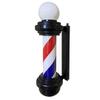 MIXXON Waterproof Barber Pole LED Light, 34.2 "Barbershop Outside The Traditional Barbershop Rotary Lamp, for Outdoor Wall Mount Decoration,Black view 1