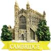 Cambridge England UK Refrigerator Fridge Magnet, Decoration Sticker Souvenir, Resin Crafts Magnetic Kitchen Whiteboard view 1