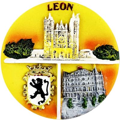 Lyon France Leon Magnet Fridge Refrigerator Magnet Decoration Sticker Souvenir Resin Crafts Kitchen Whiteboard