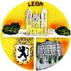 Lyon France Leon Magnet Fridge Refrigerator Magnet Decoration Sticker Souvenir Resin Crafts Kitchen Whiteboard view 1
