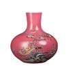 AMITVA China Style Decorative Vase, Classic Ceramic Vases for Art Home Decoration, Chinese Retro Porcelain Ceramic Vase with Peony Painting, B:40 * 26 cm view 1