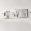 DAKAJA 60/80cm Long Clear Magazine File Holder, Wall Mounted Acrylic Document Holder, Hanging Folder Organizer, Home Office Brochure Magazine Rack (Size : Length- 60cm/23.6") view 1