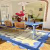 ZAMZAM CARPETS Hand-Tufted Area Rug 100% Wool Rugs for Living Room, Bedroom and Hall (Color Baige/Torquise 5x7 Feet) view 1