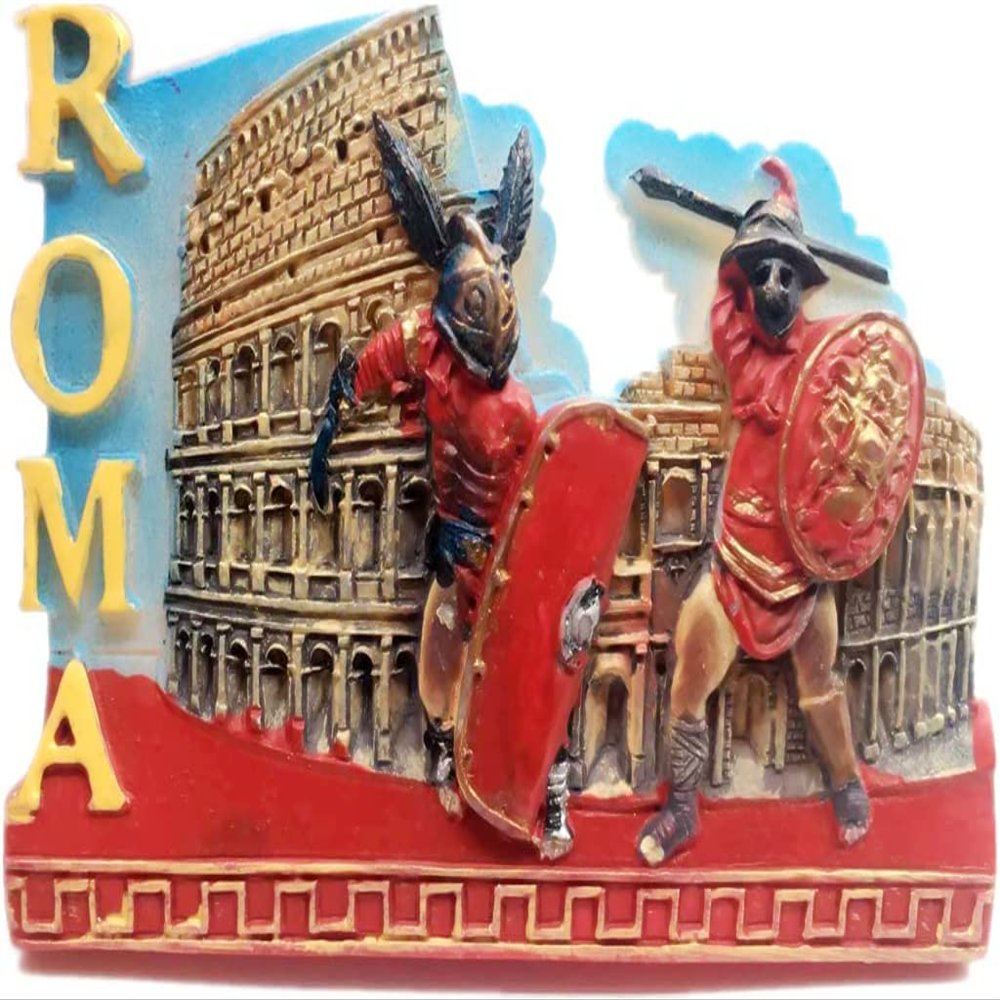 Colosseum Roma Italy Magnet Fridge Refrigerator Magnet Decoration Sticker Souvenir Resin Crafts Kitchen Whiteboard