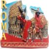 Colosseum Roma Italy Magnet Fridge Refrigerator Magnet Decoration Sticker Souvenir Resin Crafts Kitchen Whiteboard view 1