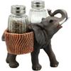 1 Set Of Calls Trumpeting Elephant Glass Salt And Pepper Shakers Holder view 4