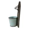 1 Pcs Of Rustic Western Wooden Wall Beer Bottle Opener With Vintage Bucket Pail view 2