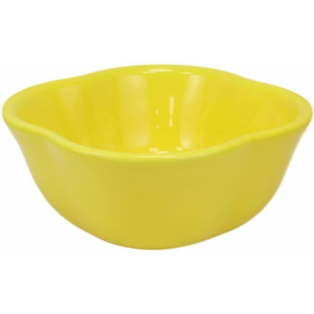 1 Pcs Of Ceramic Yellow Bell Pepper Vegetable 12Oz Bowl Condiments Container
