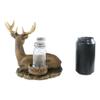 1 Set Of Rustic 8 Point Antlers Buck Deer Stag With Saddlebags Salt Pepper Shakers Holder view 2