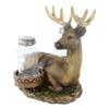 1 Set Of Rustic 8 Point Antlers Buck Deer Stag With Saddlebags Salt Pepper Shakers Holder view 4
