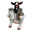 1 Set Of Farm Grassland Bovine Cattle Cow Moo Moo Salt Pepper Shakers Holder view 1