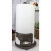1 Pcs of Cast Iron Rustic Holstein Cow with Scroll Art Kitchen Paper Towel Holder Stand view 1