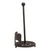 1 Pcs of Cast Iron Rustic Holstein Cow with Scroll Art Kitchen Paper Towel Holder Stand view 2