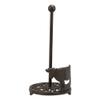 1 Pcs of Cast Iron Rustic Holstein Cow with Scroll Art Kitchen Paper Towel Holder Stand view 4