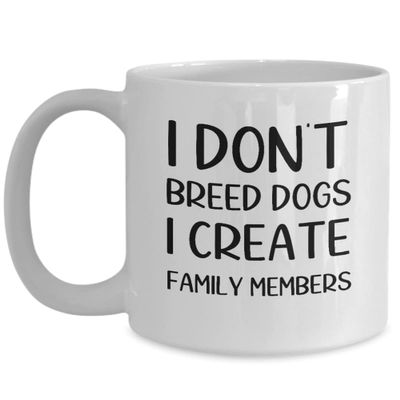 Puppy Breeder Themed Mug, Gifts For Men Or Women, Dog Breeder Coffee Cup, Family Members