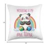Meditating Panda Bear Yoga Meditating Panda Cute Meditation Throw Pillow view 4