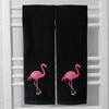 2 Pack Hot Pink Filamingo Hand Towels, 100% Soft Cotton, Basket Stuffers, (12x20 Inches) Decor Gift Packed, Ideal for Kitchen and Bathroom Use view 1