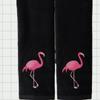 2 Pack Hot Pink Filamingo Hand Towels, 100% Soft Cotton, Basket Stuffers, (12x20 Inches) Decor Gift Packed, Ideal for Kitchen and Bathroom Use view 2