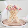Butterfly Disposable Bamboo Skewers Bamboo Appetizer Skewers, Cocktail of Fruit Sticks Appetizer Sandwich Dessert Long Toothpicks for Birthday Party Restaurant Food Decoration (butterfly) view 3