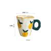 Mug Cups Hand Squeezed Fruit Cup Ceramic Hand-painted Milk Water Cup Coffee Cup Creative Breakfast Mug Couple Coffee Mug view 2