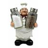1 Set Of Bon Appetit Wine Master Standing Chef Salt And Pepper Shakers Holder view 1