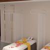 Wall Hanging Metal Curtain Rod - Side Curtain Support Rod - Beauty Salon Partition Curtain Rod (Color : Silver, Size : 120cm) view 2