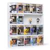 5X4 Version Display Case Compatible with Fnko Pop Boxes, Stackable 4 Single Row, with Transparent Cover to Protect Your Collection Against Dust (Holds 20 Pops) view 2
