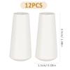 DECHOUS 12Pcs Window Blind Wood Cord Pulls: White Decorative Shade Pull Cord Knobs Drops End for Home Office Window Roman Blinds or Shades Accessories view 4