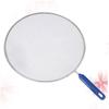 Anneome Anti-oil Splash Stainless Steel Cooking Pot Net Cover Hangable Handle Gadget for Protection and Mess Cooking Tool view 2