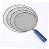 Anneome Anti-oil Splash Stainless Steel Cooking Pot Net Cover Hangable Handle Gadget for Protection and Mess Cooking Tool view 3