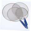Anneome Anti-oil Splash Stainless Steel Cooking Pot Net Cover Hangable Handle Gadget for Protection and Mess Cooking Tool view 4