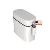 DYPASA Garbage Recycling Bin 12L Bathroom Waste Bin Household Trash Can with Lid Living Room Simple Pressing Modern Kitchen Paper Basket Kitchen Trash Can view 3